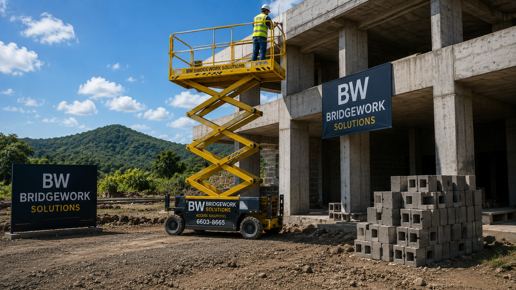 Scissor lifts and elevated access equipment for safer and more efficient construction work