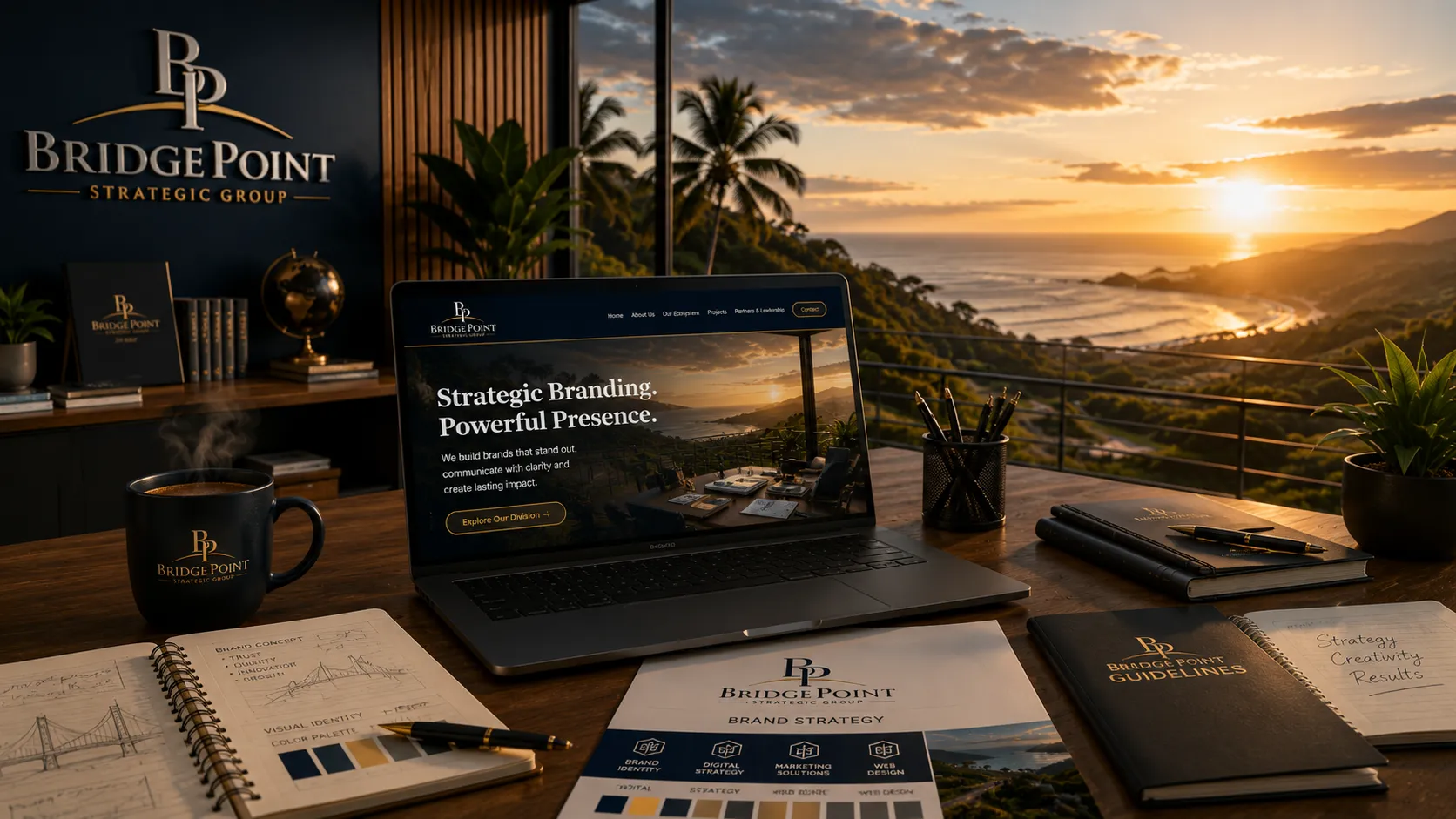 BridgePoint Strategic providing branding, website development and digital presence solutions for businesses in Panama