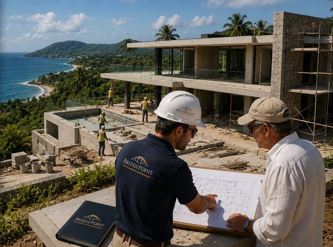 Private residential construction project managed by BridgePoint Development Management in Panama