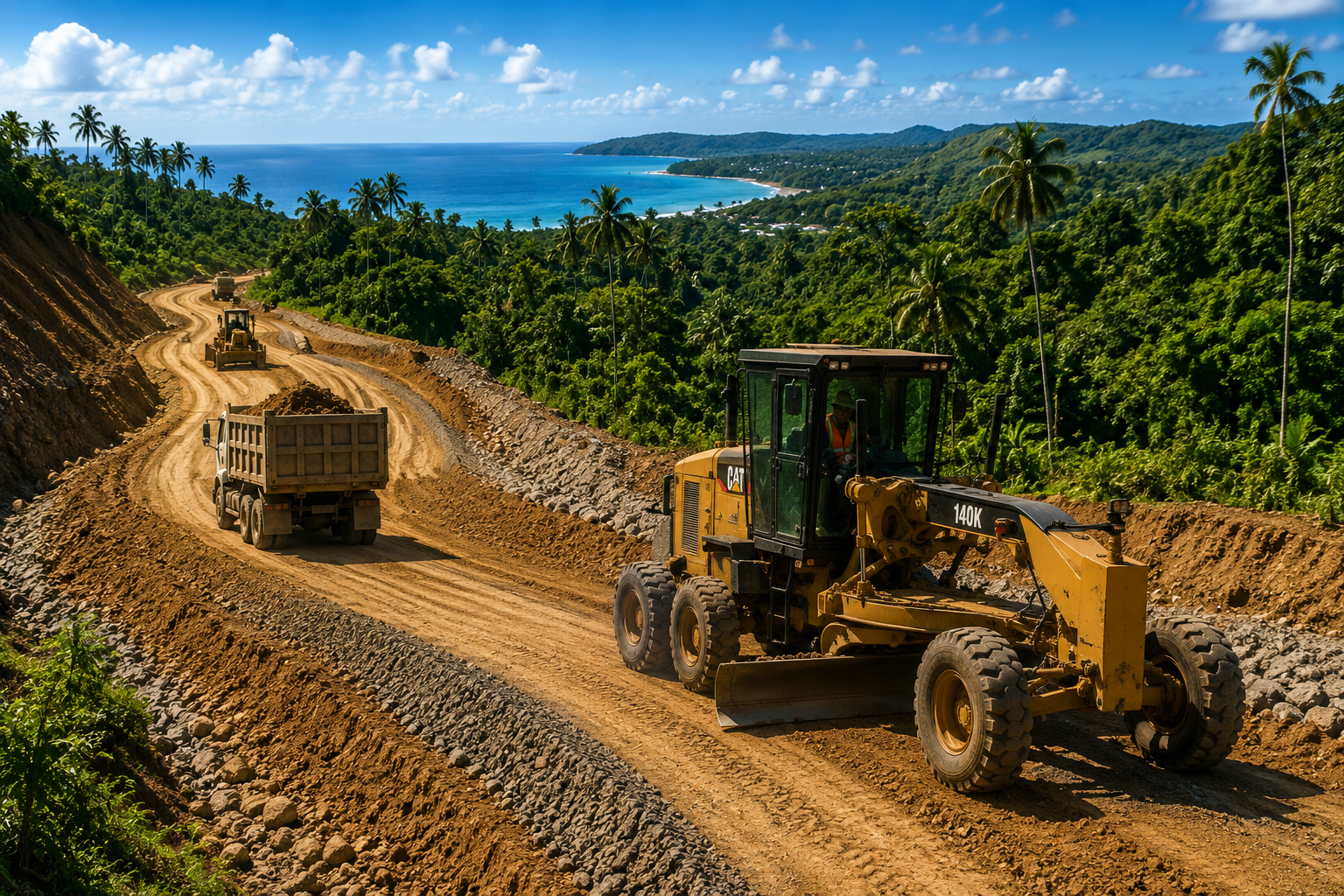 BridgePoint Infrastructure rural road development project in Veraguas Province, Panama
